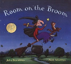 Book cover for room on the broom by Julia Donaldson 